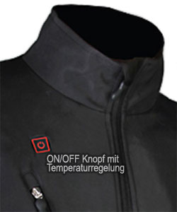 Thermo Jacket mit ON/OFF-Knopf